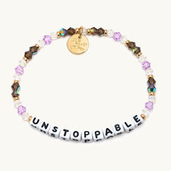 'Unstoppable' Beaded Bracelet - Little Words Project