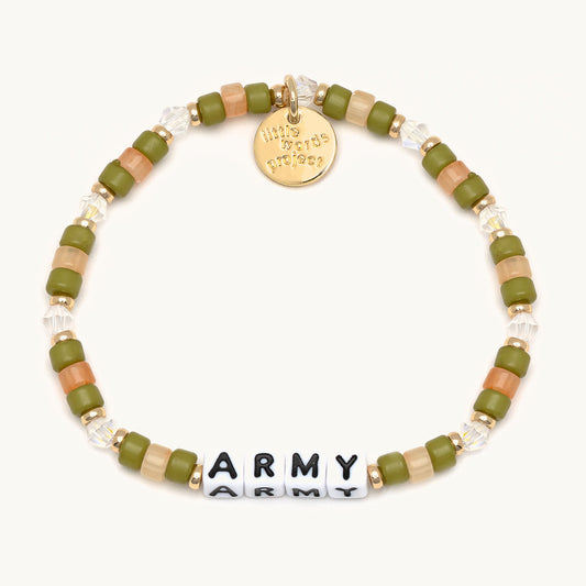 Army - Everyday Heroes Bracelet - Little Words Project® 1400