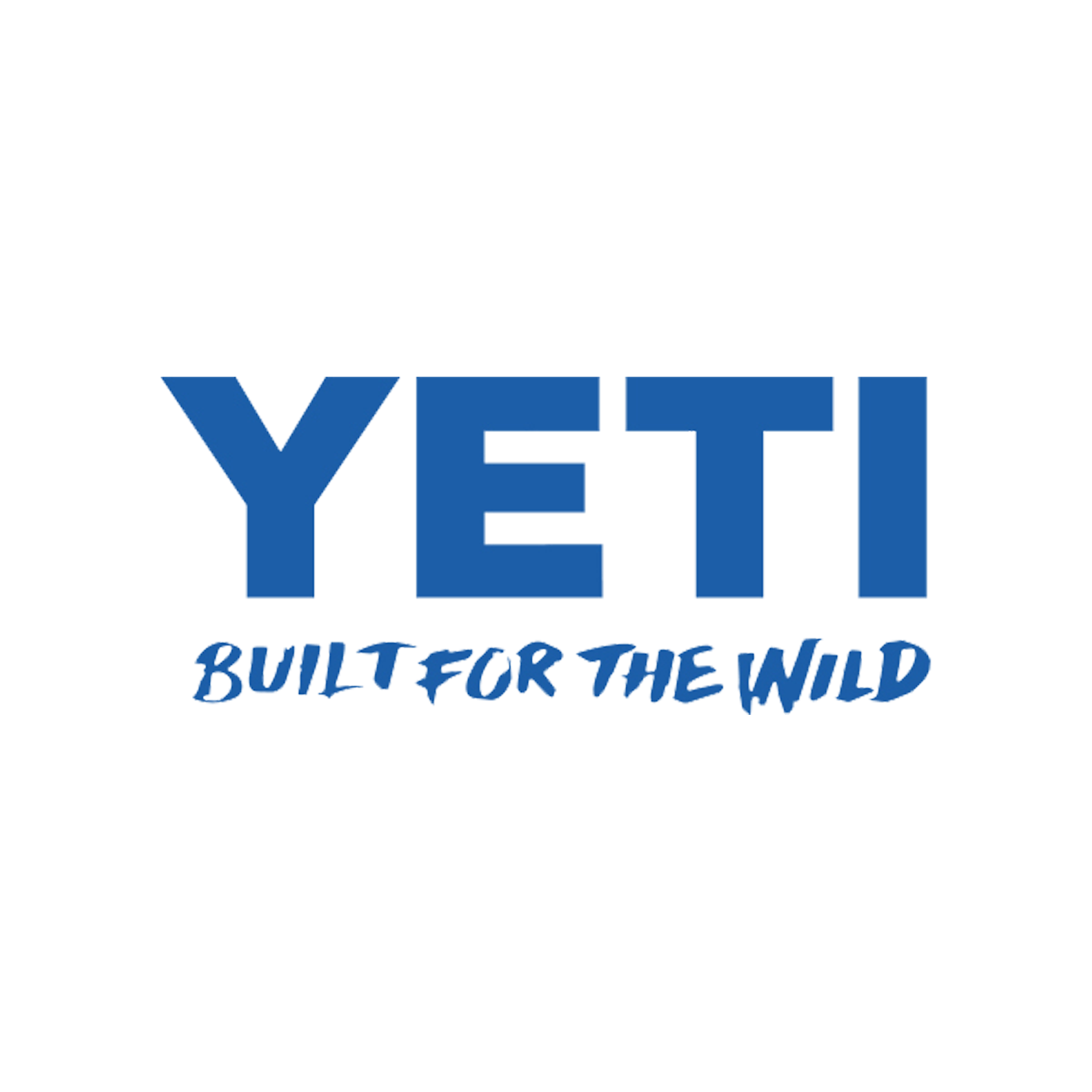 YETI Blue Built For The Wild Decal Blue