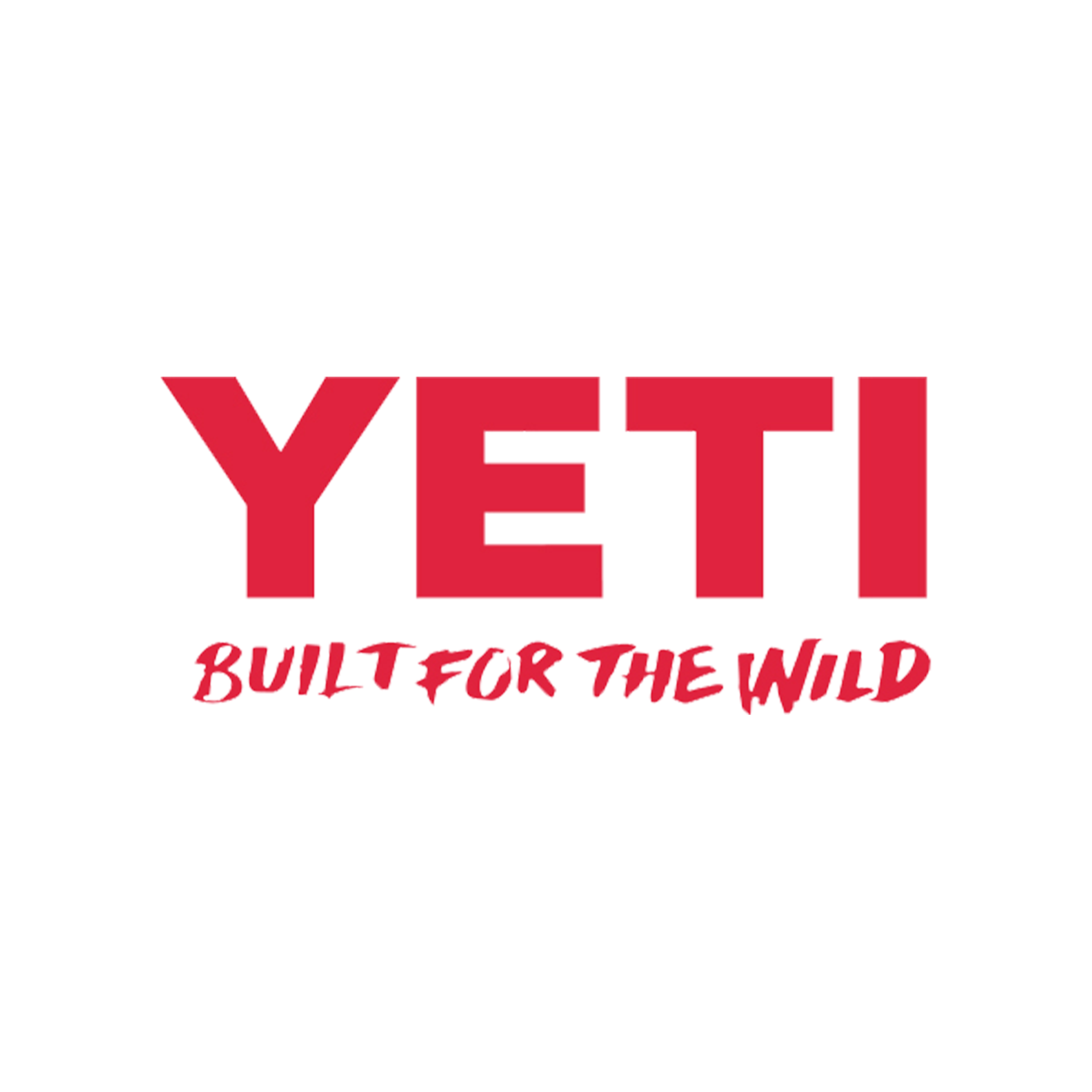 Built For The Wild Decal Red YETI
