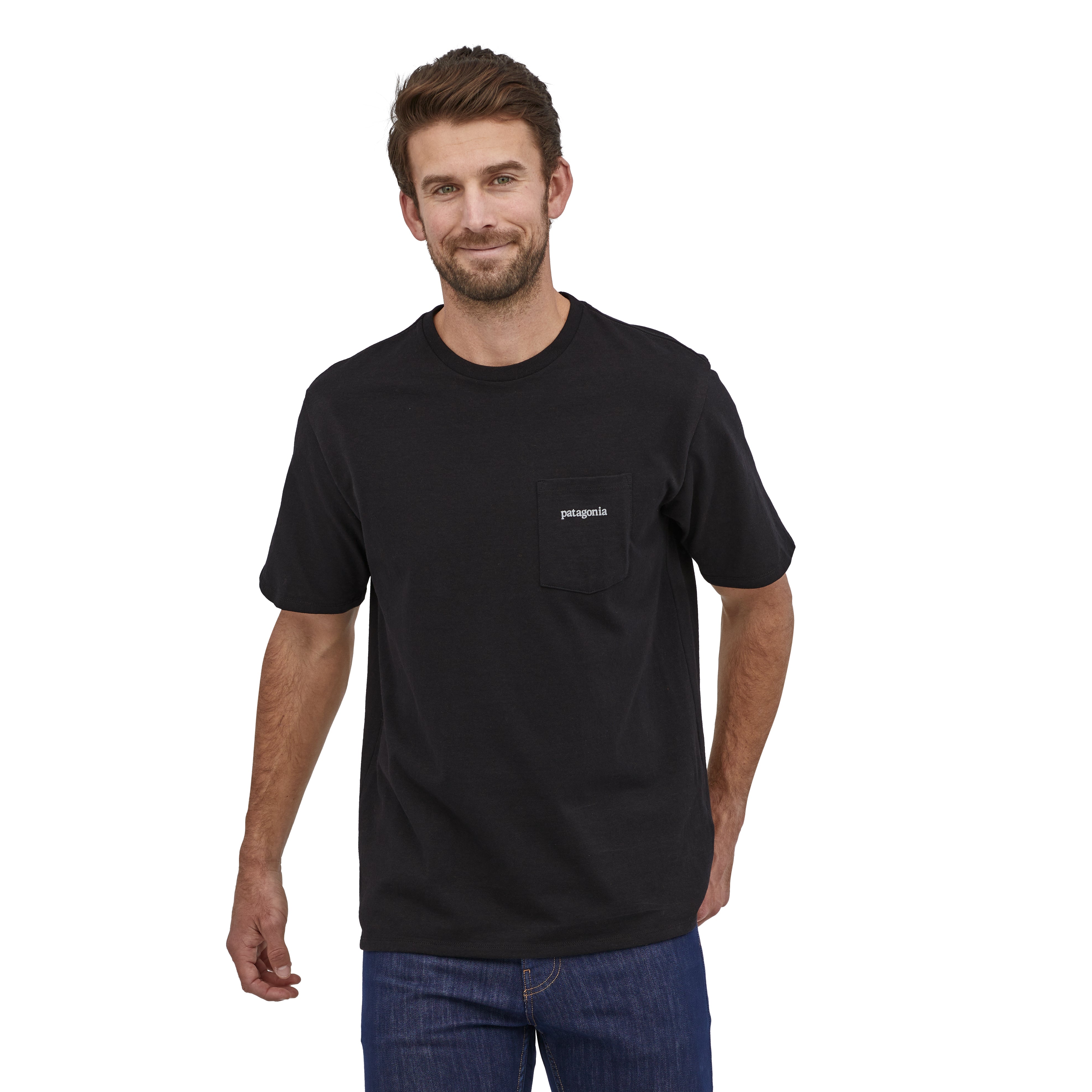 Men's Line Logo Ridge Short Sleeve Pocket Responsibili-Tee