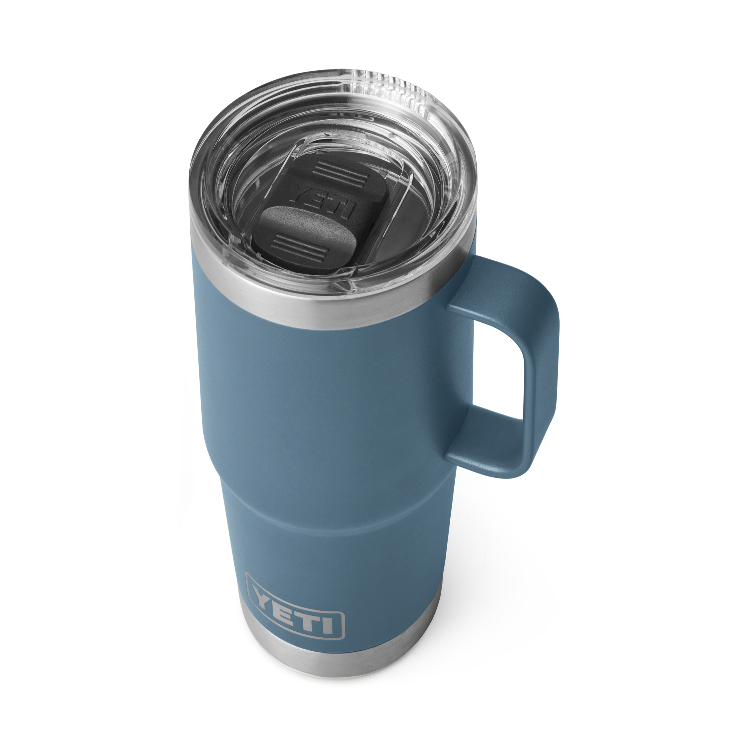 Rambler 20 oz Travel Mug Nordic Blue Lid