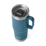 Rambler 20 oz Travel Mug Nordic Blue Lid