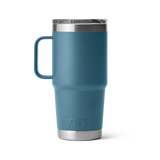Rambler 20 oz Travel Mug Nordic Blue Back