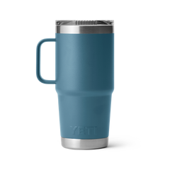 Rambler 20 oz Travel Mug Nordic Blue Back