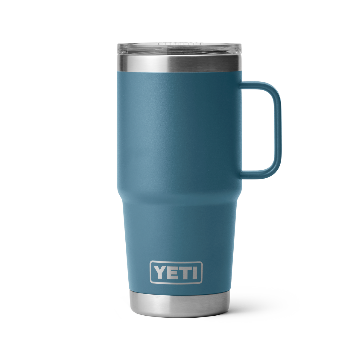 Rambler 20 oz Travel Mug Nordic Blue Front