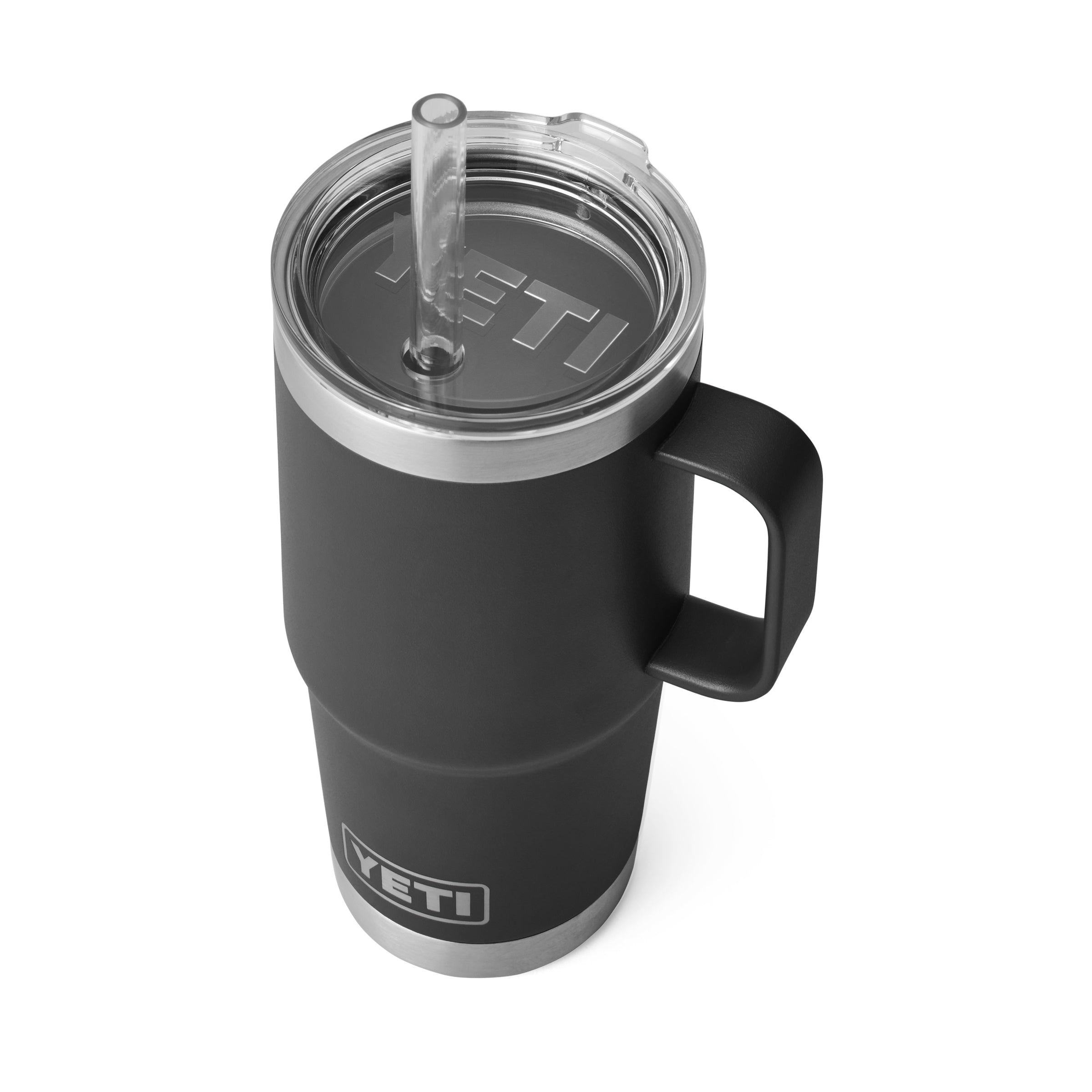 YETI Rambler 25 oz Straw Mug Black.