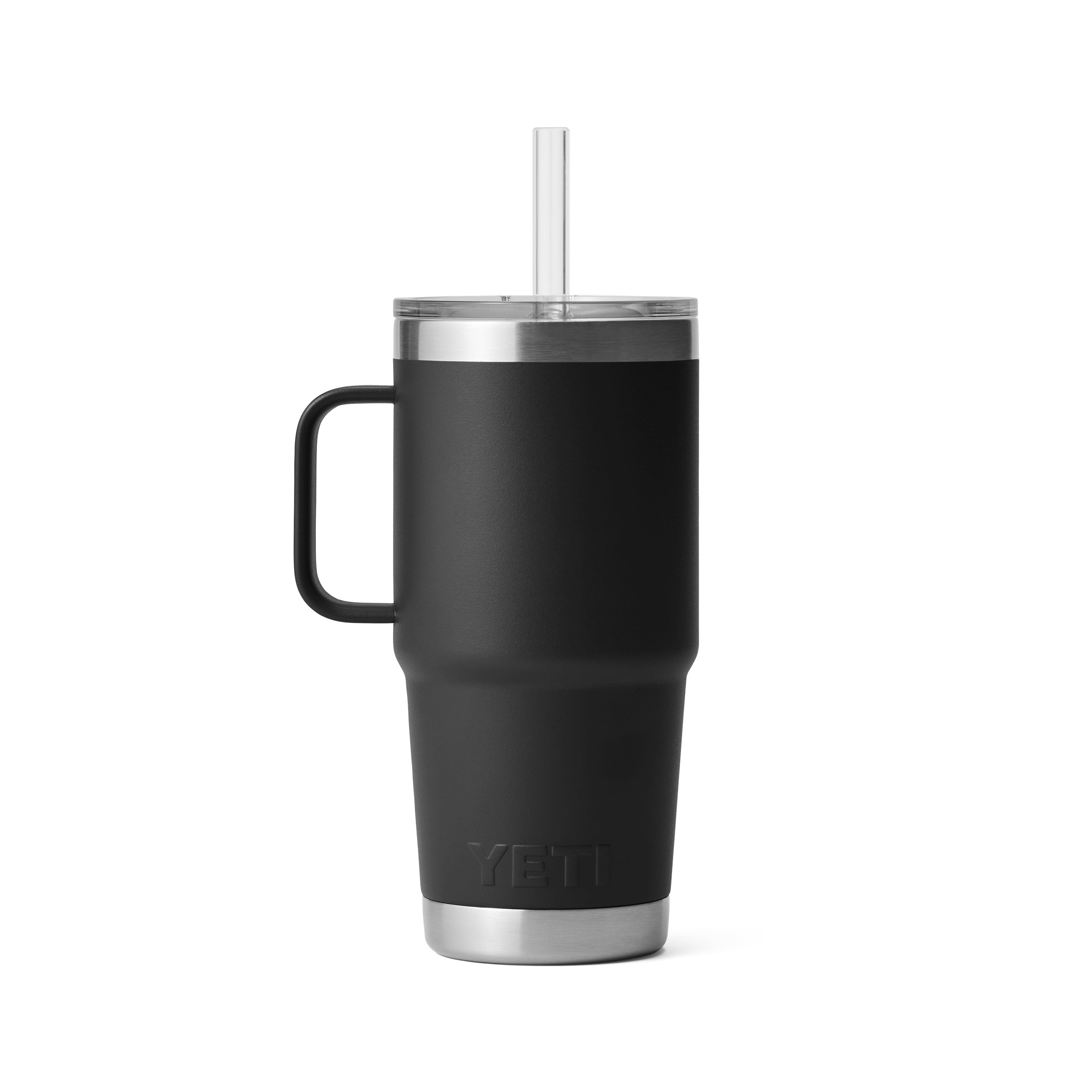 YETI Rambler 25 oz Straw Mug Black.