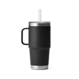 YETI Rambler 25 oz Straw Mug Black.