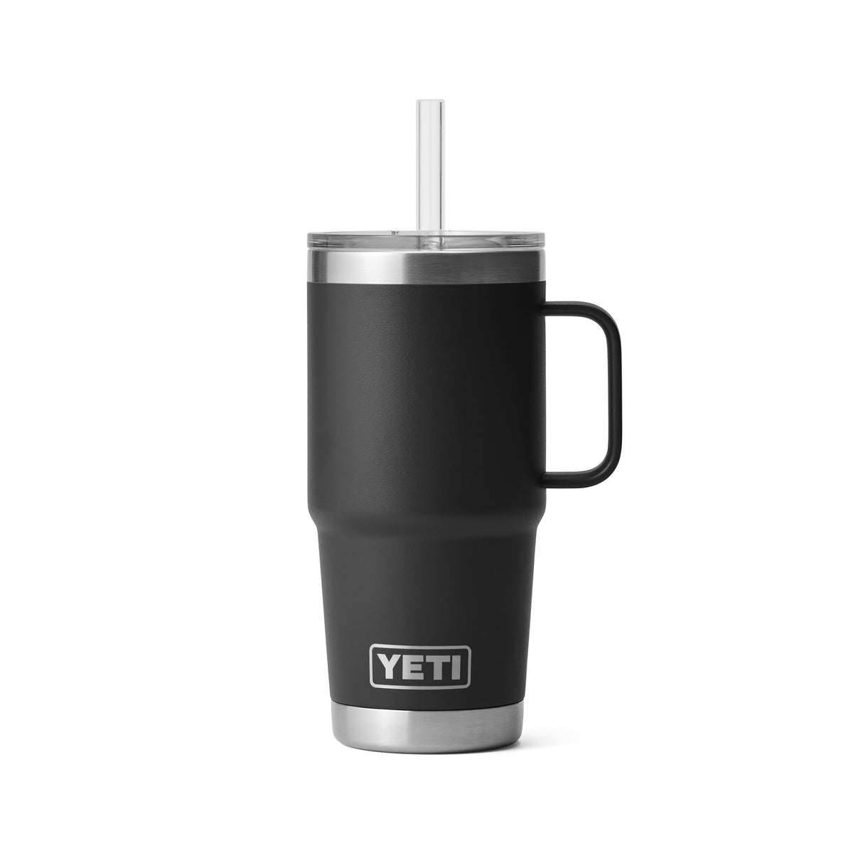YETI Rambler 25 oz Straw Mug Black.