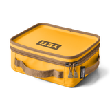 Yeti Daytrip Lunch Box Alpine Yellow Lying Flat 