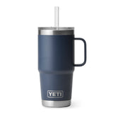 YETI Rambler 25 oz Straw Mug Navy.