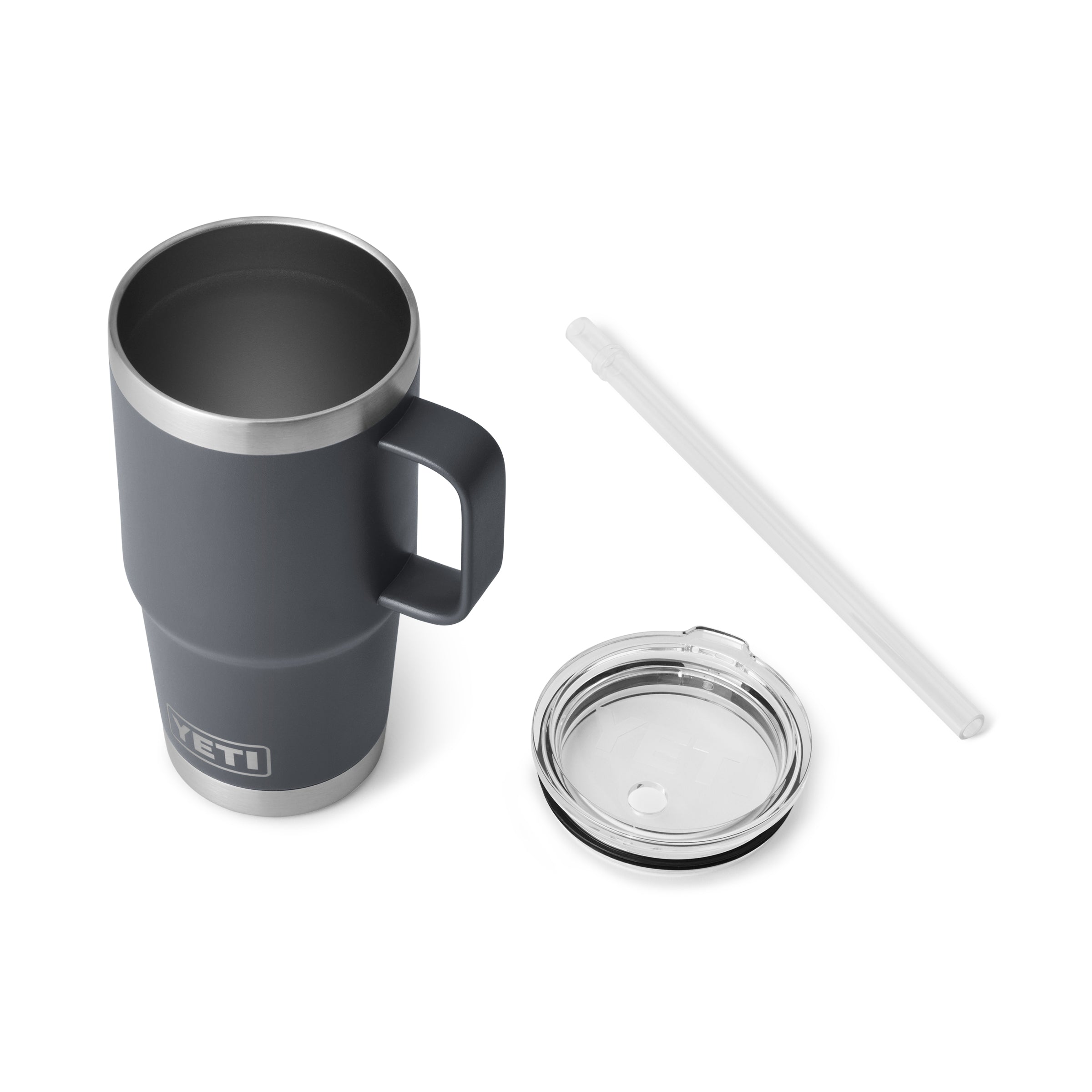 YETI Rambler 25 oz Straw Mug Charcoal.