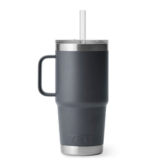  YETI Rambler 25 oz Straw Mug, Vacuum Insulated, Stainless  Steel, Canopy Green: Home & Kitchen