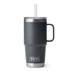 YETI Rambler 25 oz Straw Mug Charcoal.