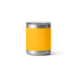 Yeti Rambler 10oz Lowball Alpine Yellow Back