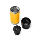 Yeti Rambler 12oz Alpine Yellow Cap Undone and Unscrewed 
