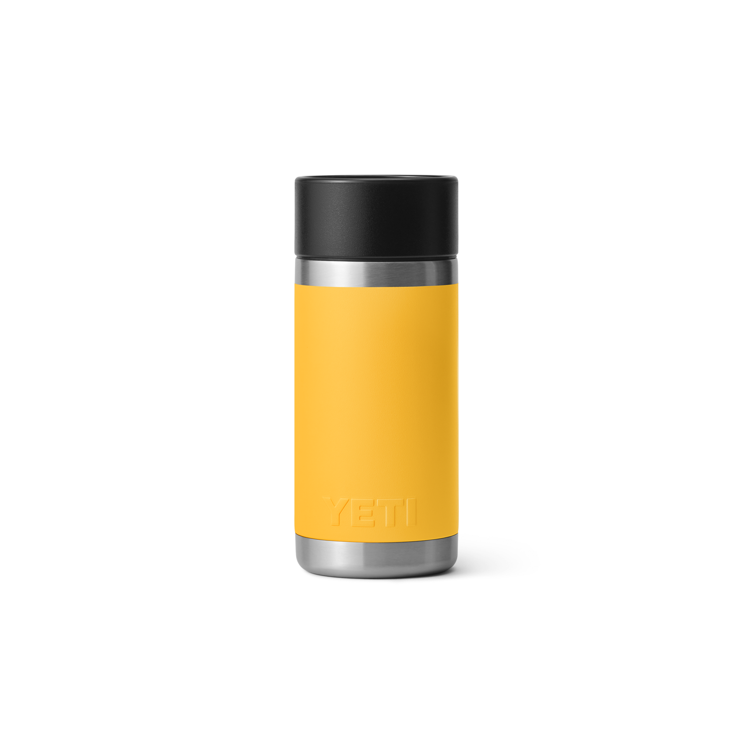 Yeti Rambler 12oz Bottle Alpine Yellow Back