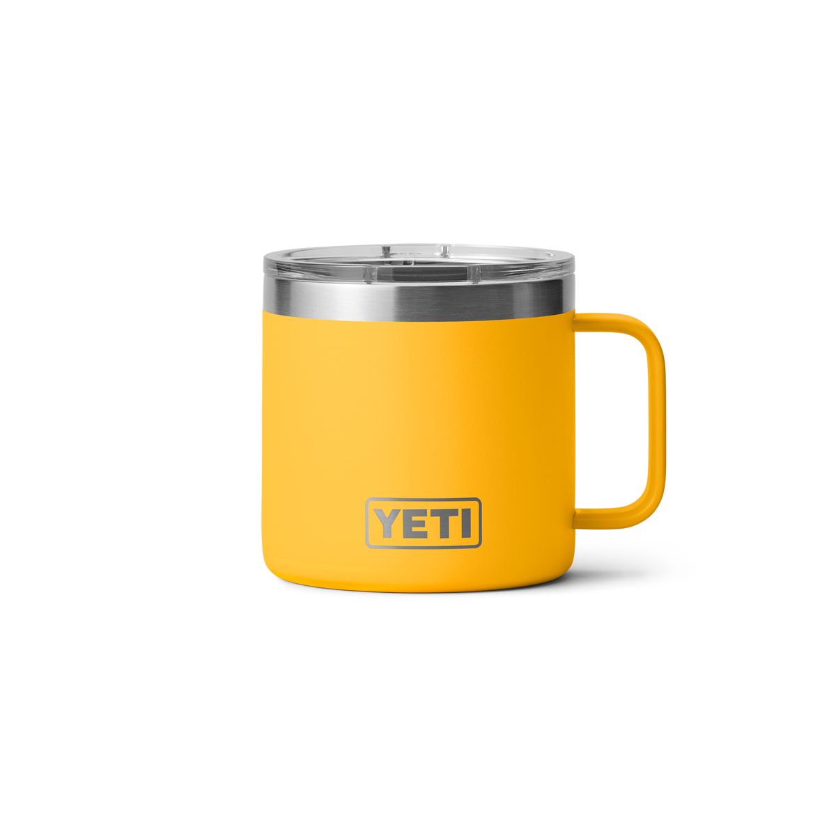 Yeti Rambler 14oz mug alpine yellow front