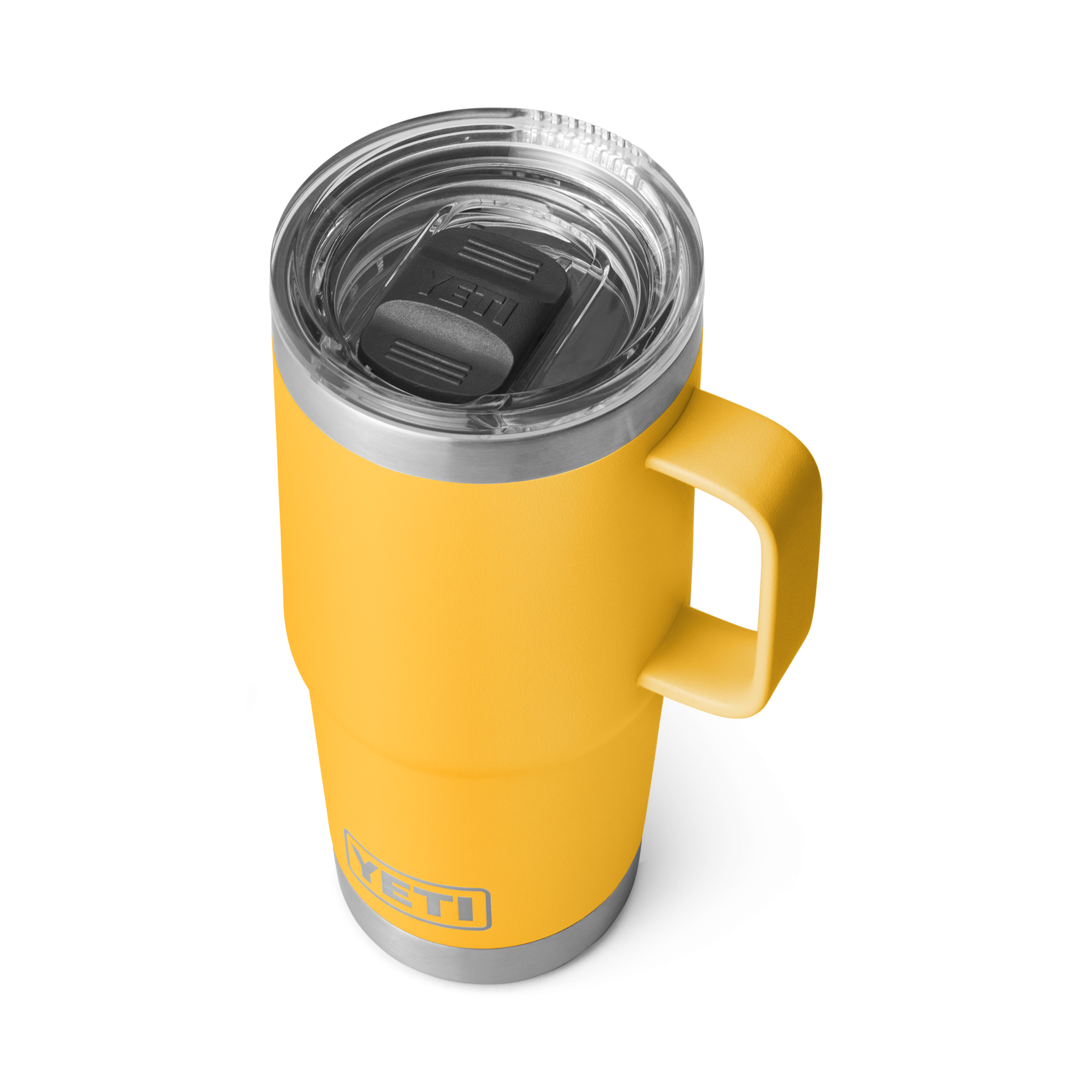 Yeti Rambler 20oz Travel Mug Alpine Yellow Mag Slide Lid