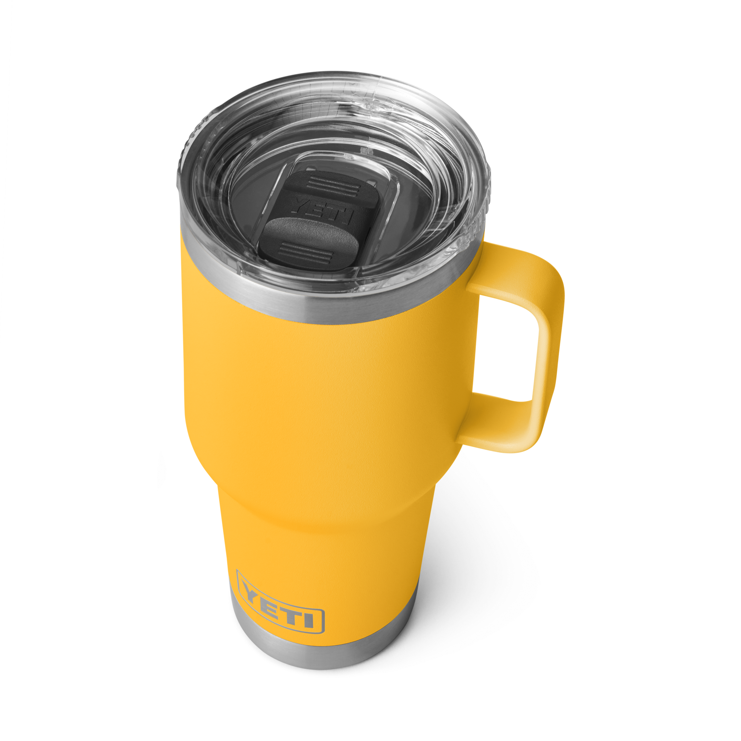 Yeti Rambler 30oz Travel Coffee Mug Alpine Yellow Lid