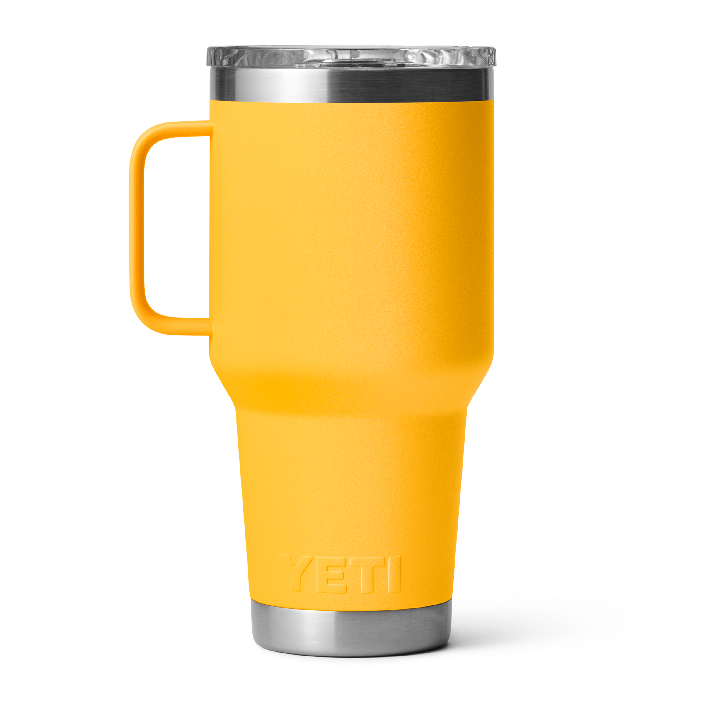 Yeti Rambler 30oz Travel Coffee Mug Alpine Yellow Back