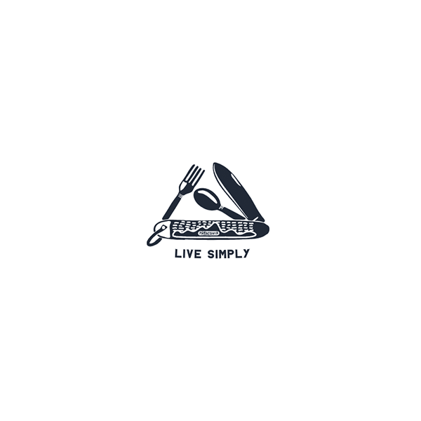 Live Simply Pocketknife Decal