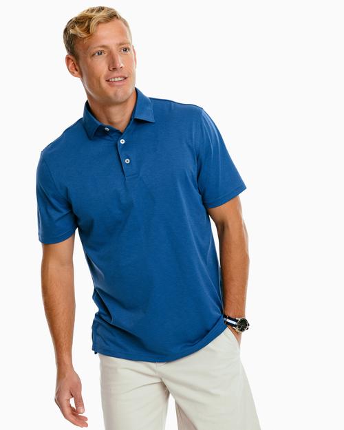 Southern Tide Performance Polo blue 500