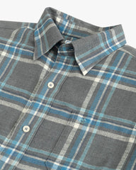 Men's Flannel Reid Plaid Long Sleeve Sportshirt - Image 3 - Southern Tide