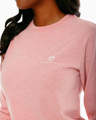 Women's Beach State of Mind Heather Long Sleeve Tee - Image 3 - Southern Tide