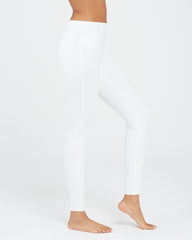 Spanx White Jean-Ish Ankle Leggings Side