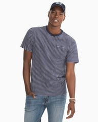 Southern tide Valley Stripe Tee Navy
