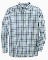 Men's Chatsworth Heather Check Button Down Shirt - Image 1 - Southern Tide