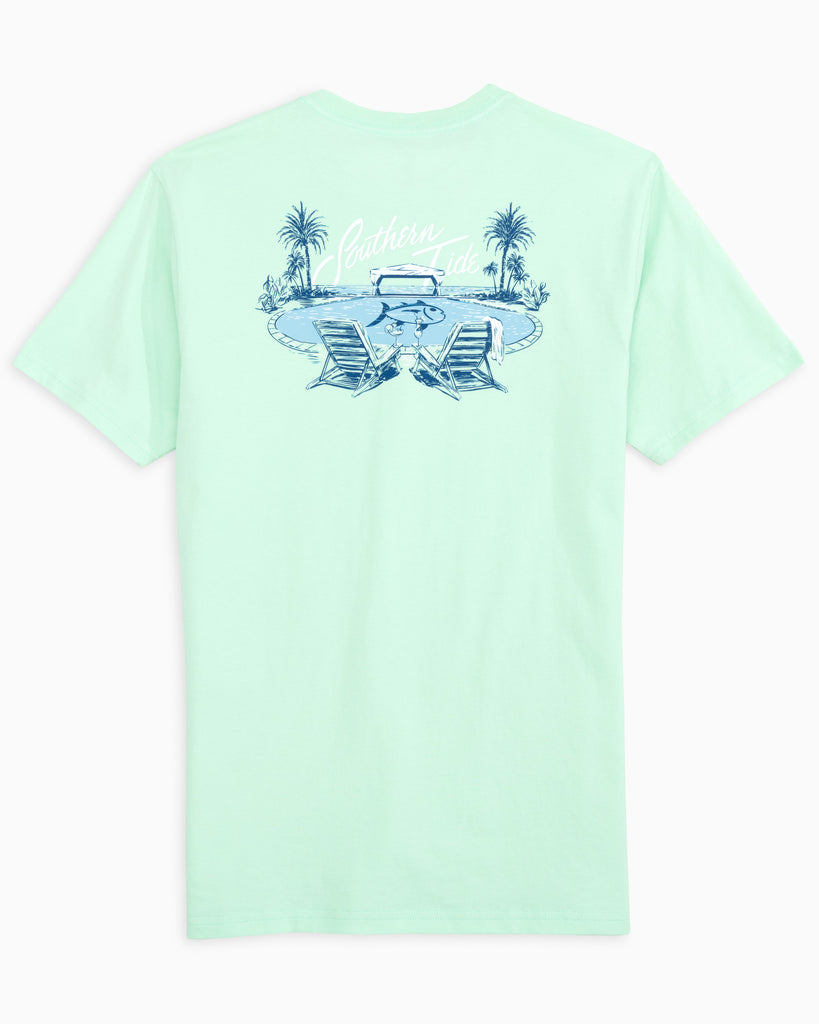 Women's Cocktails and Cabanas Short Sleeve Tee - Image 1 - Southern Tide