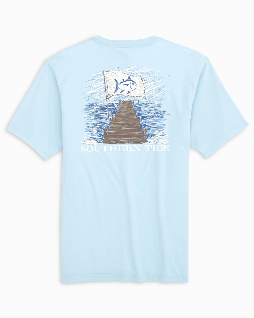 Southern Tide Dock By the Sea Men's Short Sleeve Tee