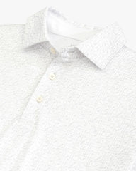 Southern Tide Men's Short Sleeve Driver Over Clubbing Perf Polo, back view.