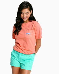 Southern Tide Women's Seas the Day Tee Front
