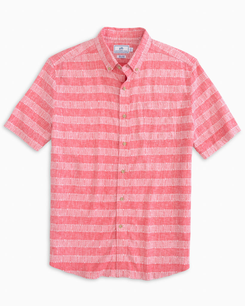 Men's Edgewater Short Sleeve Button Up Sportshirt - Image 1 - Southern Tide