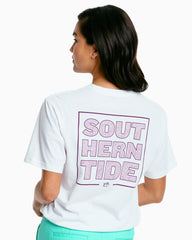 Women's Verdure Southern Tide Short Sleeve Tee - Image 2 - Southern Tide