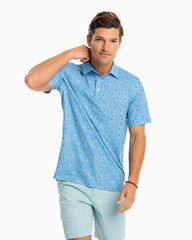 Driver Hampstead Printed Performance Polo Shirt - Image 1 - Southern Tide