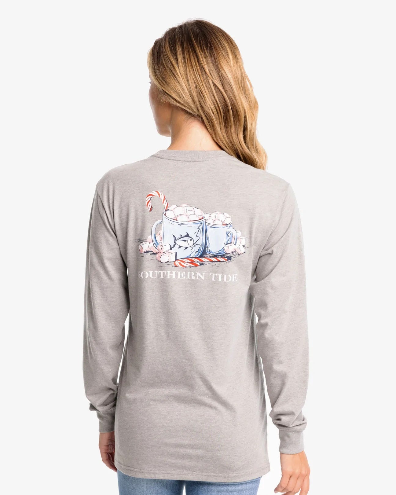 Women's hot coco long sleeve tee from Southern Tide.