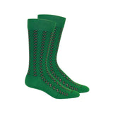 Pigskin Green Men's Dress Socks - Brown Dog Hosiery