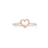 Open Heart Ring Size 7