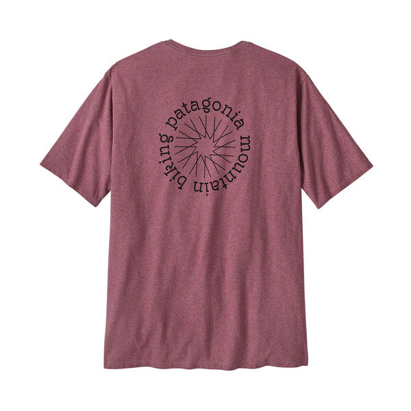 Patagonia M's Spoke Stencil Responsibili-Tee, backside view.