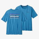 Patagonia M's P-6 Mission Organic T-Shirt in anacapa blue. 