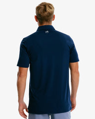 Southern Tide - Men's Ryder Performance Polo Shirt - Color Navy - Model Back View