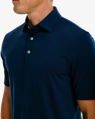 Southern Tide - Men's Ryder Performance Polo Shirt - Color Navy - Model Chest View