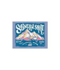 Southern Shirt mountains window decal 