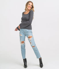Women's Square Neck Sweater - Image 2 - Southern Shirt