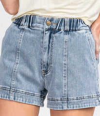 Women's NYM 90s Knit Denim Shorts - Image 3 - Southern Shirt